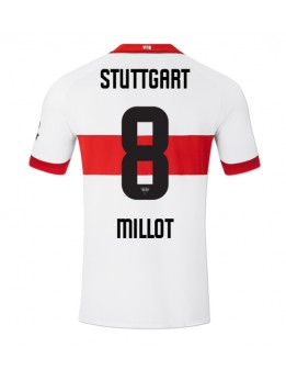 Stuttgart Enzo Millot #8 Replika Hemmakläder 2024-25 Kortärmad